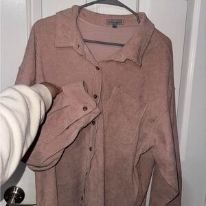 Wishlist Blush Corduroy Top